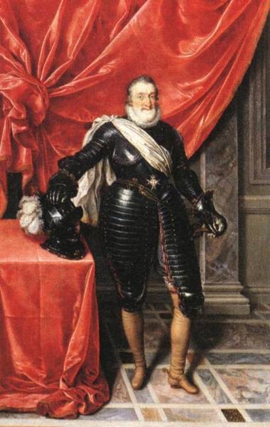 POURBUS Frans the Younger Henry IV King Of France In Armour